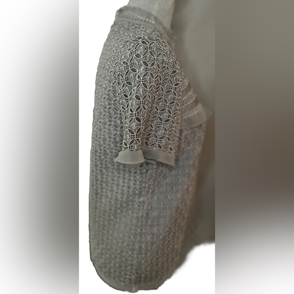 🤩 NEW ITEM! ZARA Eyelet Lace Top Blouse Cottagecore Romantic Embroidered - Picture 4 of 9